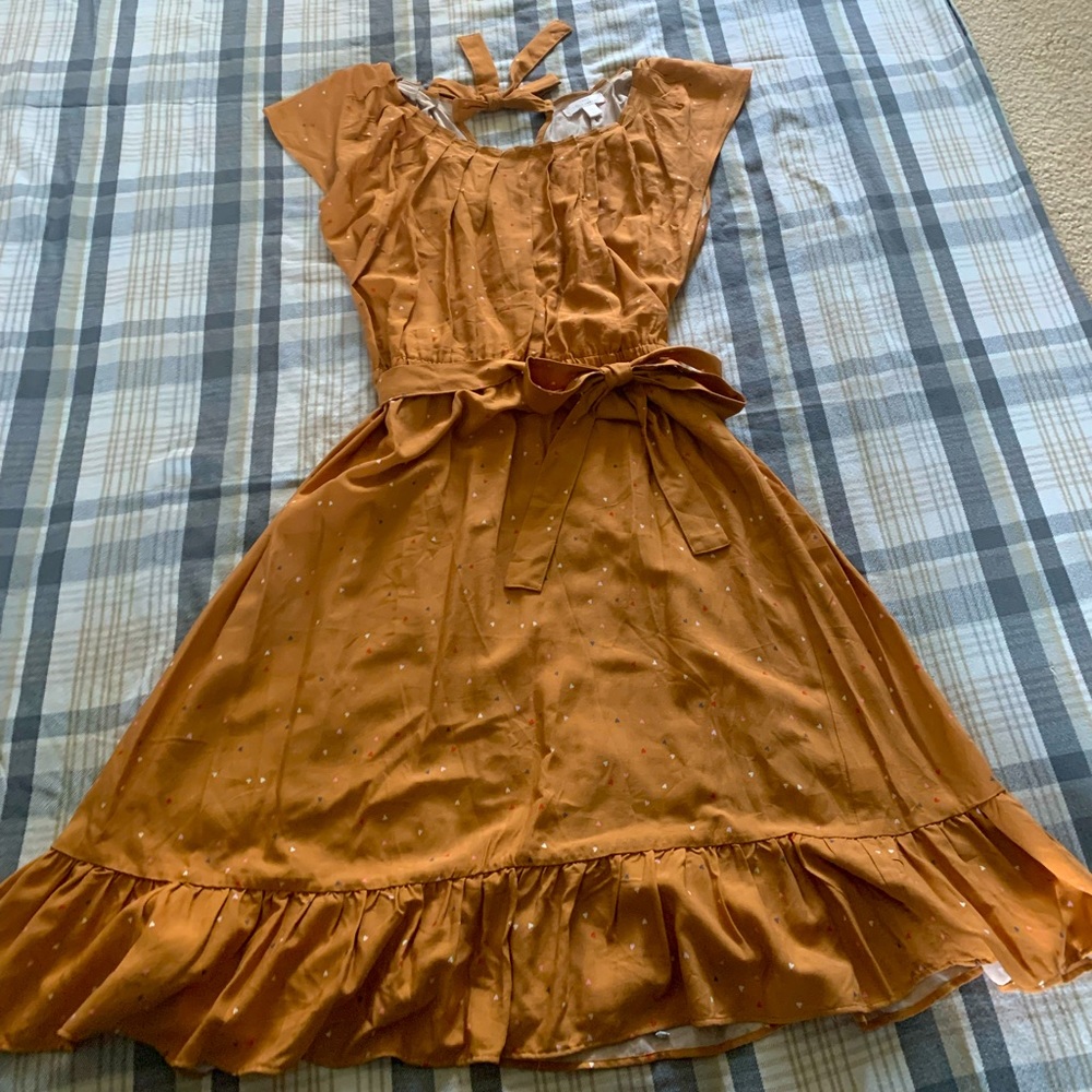 Lauren Conrad Tan Dress